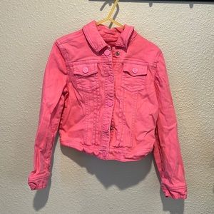 GAP Kids Pink jean jacket